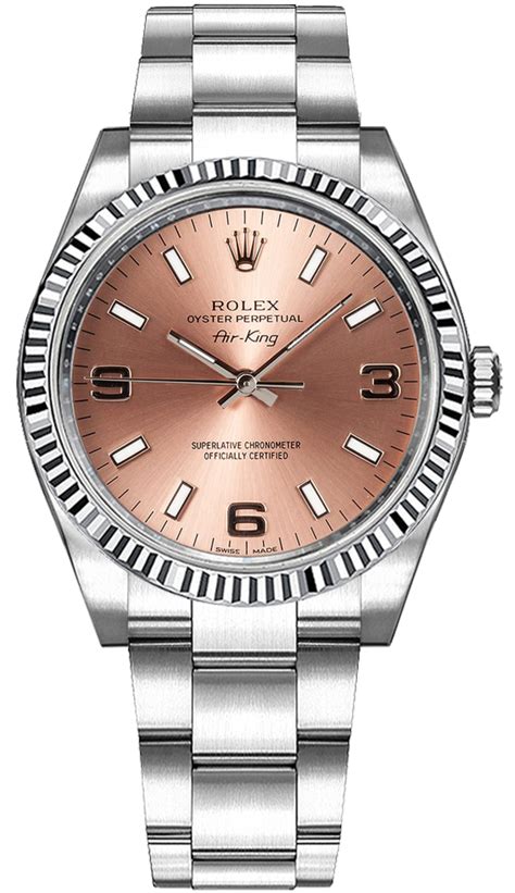 rolex air king oro rosa|rolex air king 9.